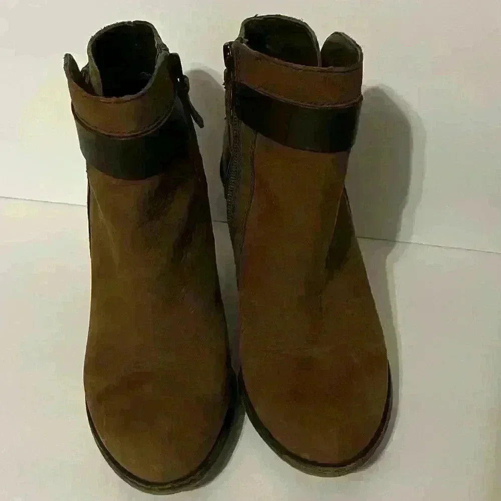 Franco Sarto Suede Booties Size 6.5 - Picture 6 of 8